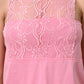 Women's Pink Sleeveless Top & Shorts Co-ord Set
