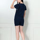 Women's Blue Half Sleeve T-Shirt & Shorts Co-ord Set