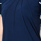 Women's Blue Half Sleeve T-Shirt & Shorts Co-ord Set