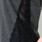 Women's Black Half Sleeve T-Shirt & Shorts Co-ord Set