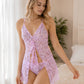 Baby Pink Net Strap Intimate Dress — Style II