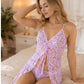 Baby Pink Net Strap Intimate Dress — Style II