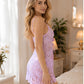Baby Pink Net Strap Intimate Dress — Style II