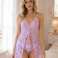 Baby Pink Net Strap Intimate Dress — Style II