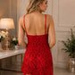 Red Net Strap Intimate Dress — Style II