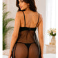 Blue Net Strap Intimate Dress — Style III